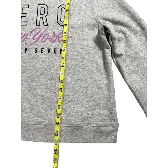 Aeropostale Women Hoodie Gray Long Sleeves Size XL - Picture 11 of 11